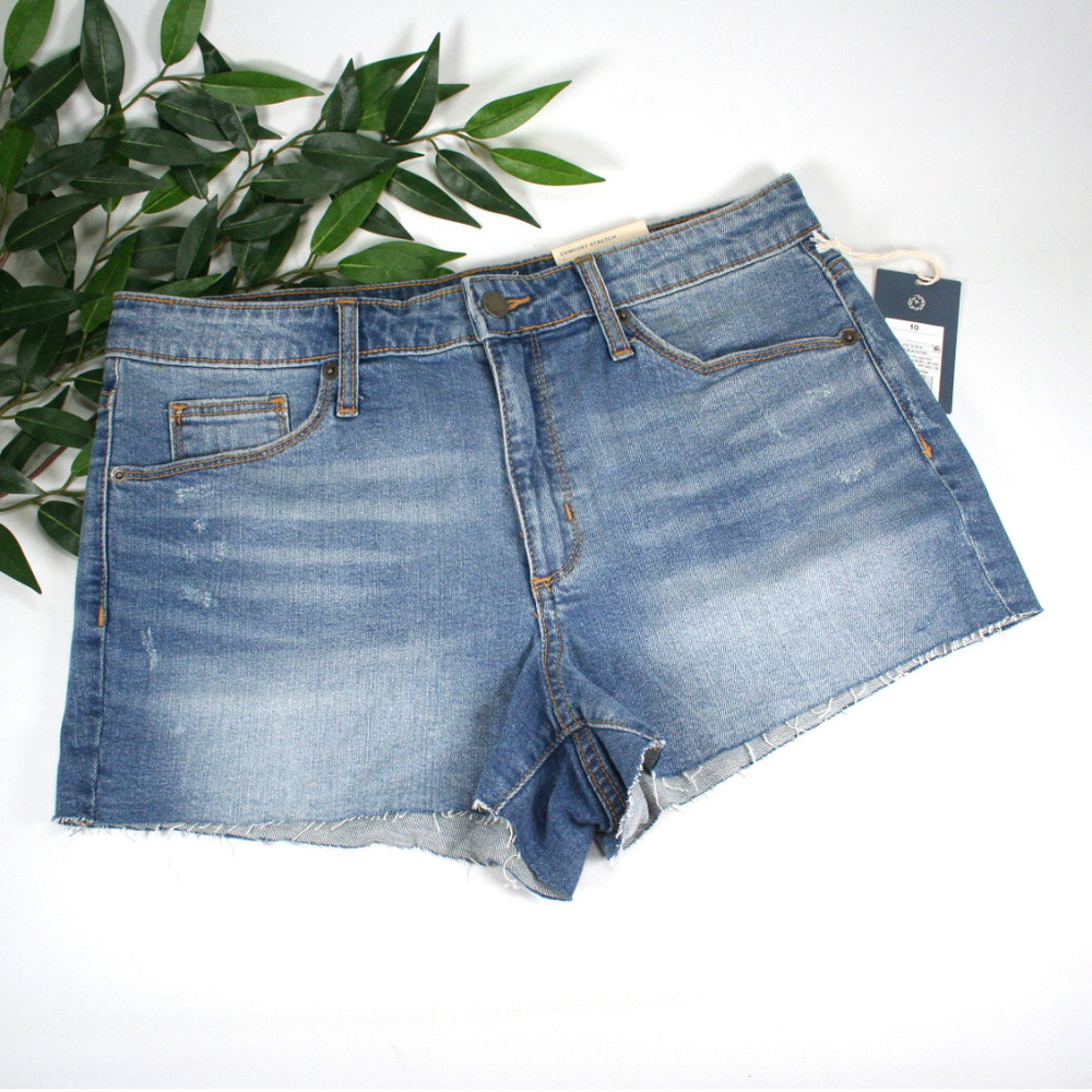 Universal Thread High Rise Raw Hem Shortie Shorts